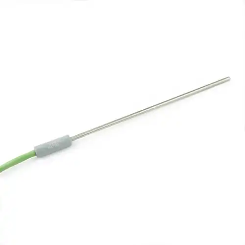 Mineral insulated K Type thermocouple, overmoulded cable transition
Series: TCEPAK
Measuring Range: up to 1,150 °C
Sensor: Type K
Connection: compensated